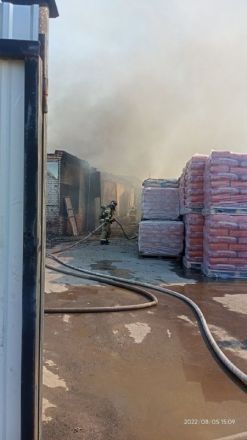 Пункт приема вторсырья загорелся в Перевозском районе - фото 3