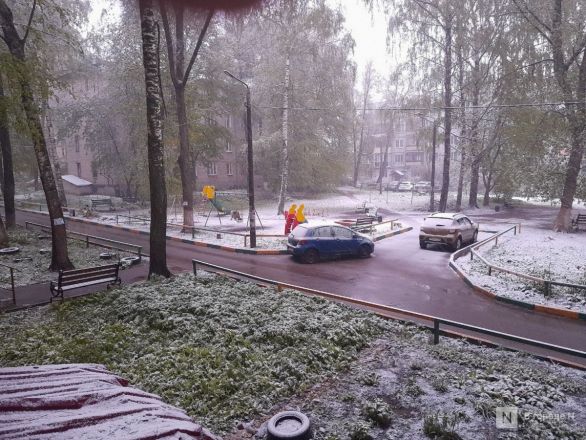Фото: снежная буря обрушилась на Нижний Новгород 7 мая - фото 19