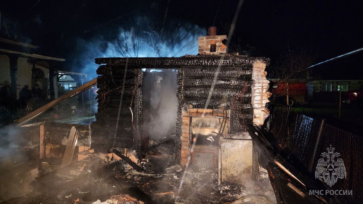 Труп обнаружили после пожара в бане в Нижегородской области - фото 2