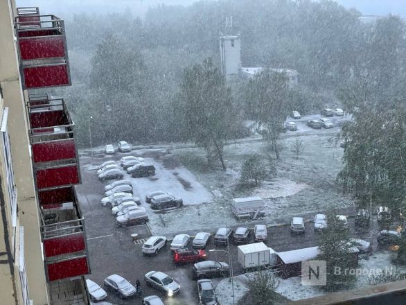 Фото: снежная буря обрушилась на Нижний Новгород 7 мая - фото 13
