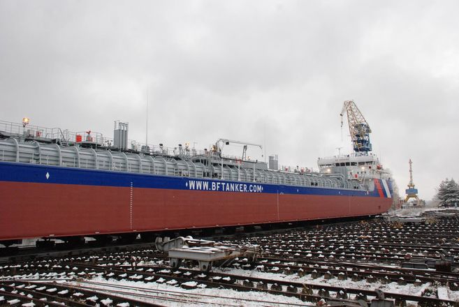 Третий танкер-химовоз нового поколения спущен на воду в Нижнем Новгороде (ФОТО) - фото 28