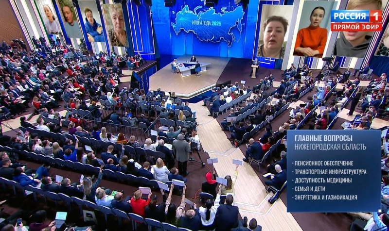 Названы пять главных вопросов от нижегородцев на прямую линию Путина - фото 1