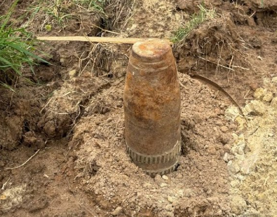 Военный снаряд обнаружили во время строительства в Нижегородской области - фото 1