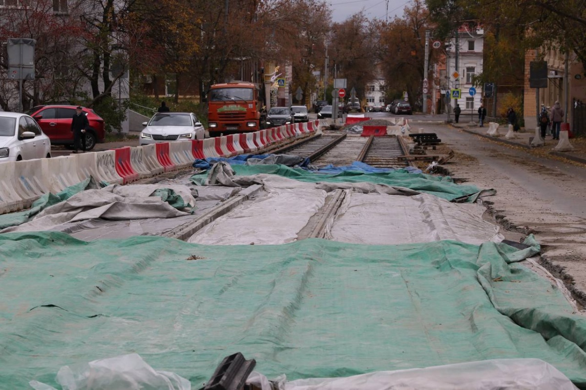 Ремонт трамвайных путей в центре Нижнего Новгорода завершится к январю - фото 1
