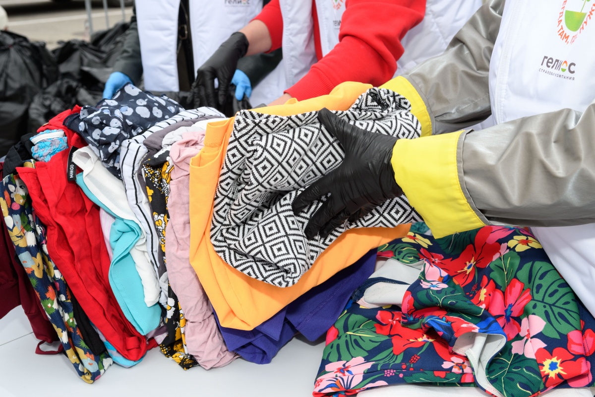 1,5 тонны текстиля сдали нижегородцы на экологической акции - фото 1