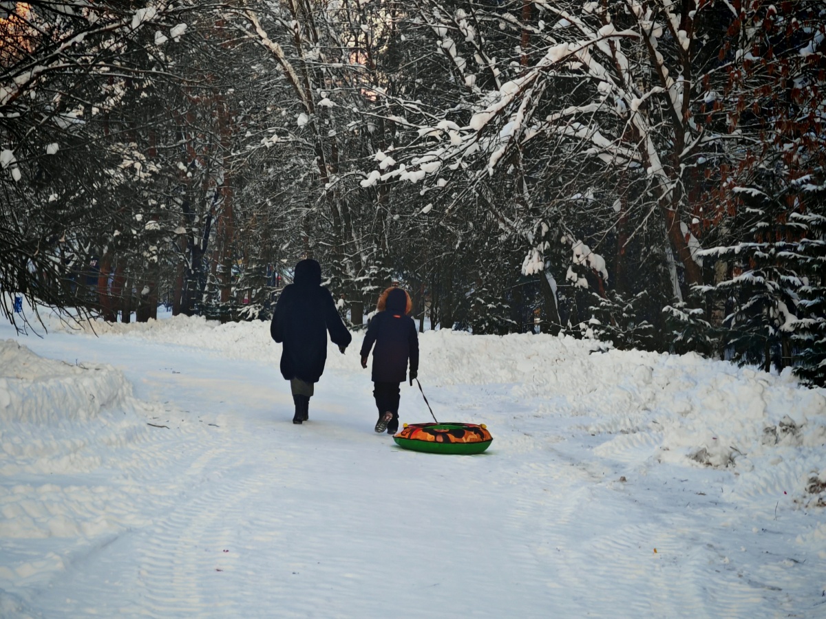 Аномальные морозы в Нижнем Новгороде: фоторепортаж из заснеженных парков - фото 23
