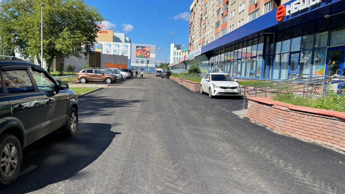 Дорогу у сквера Маршала Казакова отремонтировали в Нижнем Новгороде - фото 1