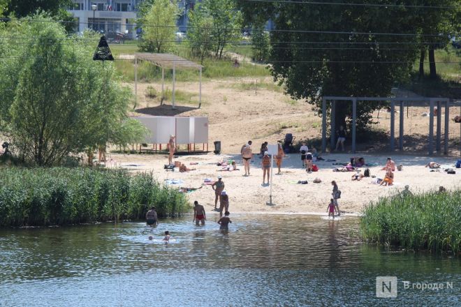 Выживание в жару: фоторепортаж с пляжей Нижнего Новгорода - фото 63