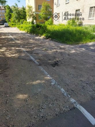 Разметку в Дзержинске нанесли на неасфальтированную дорогу - фото 3