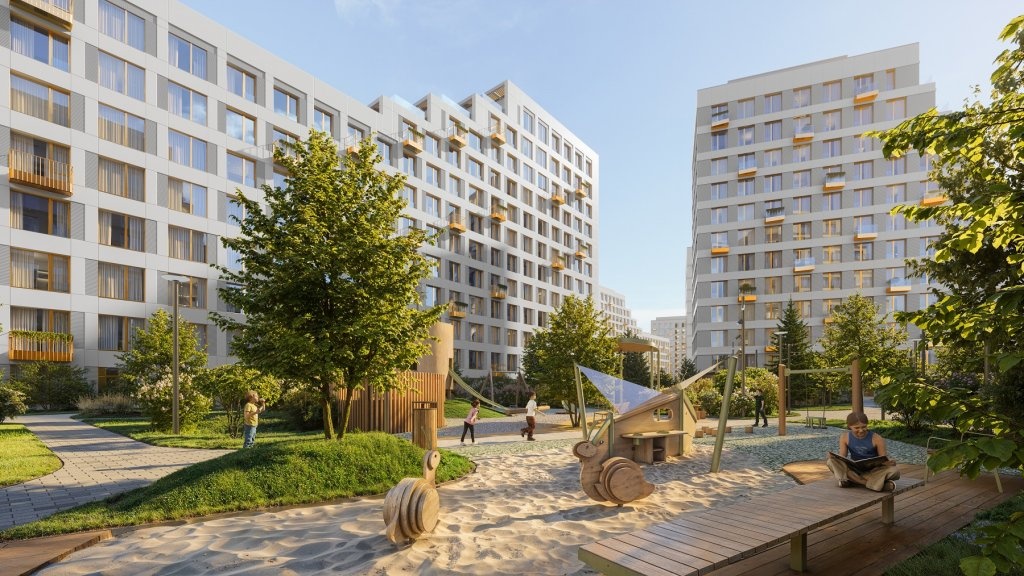 Утверждена концепция благоустройства дворов для GloraX Premium Гребной канал - фото 3
