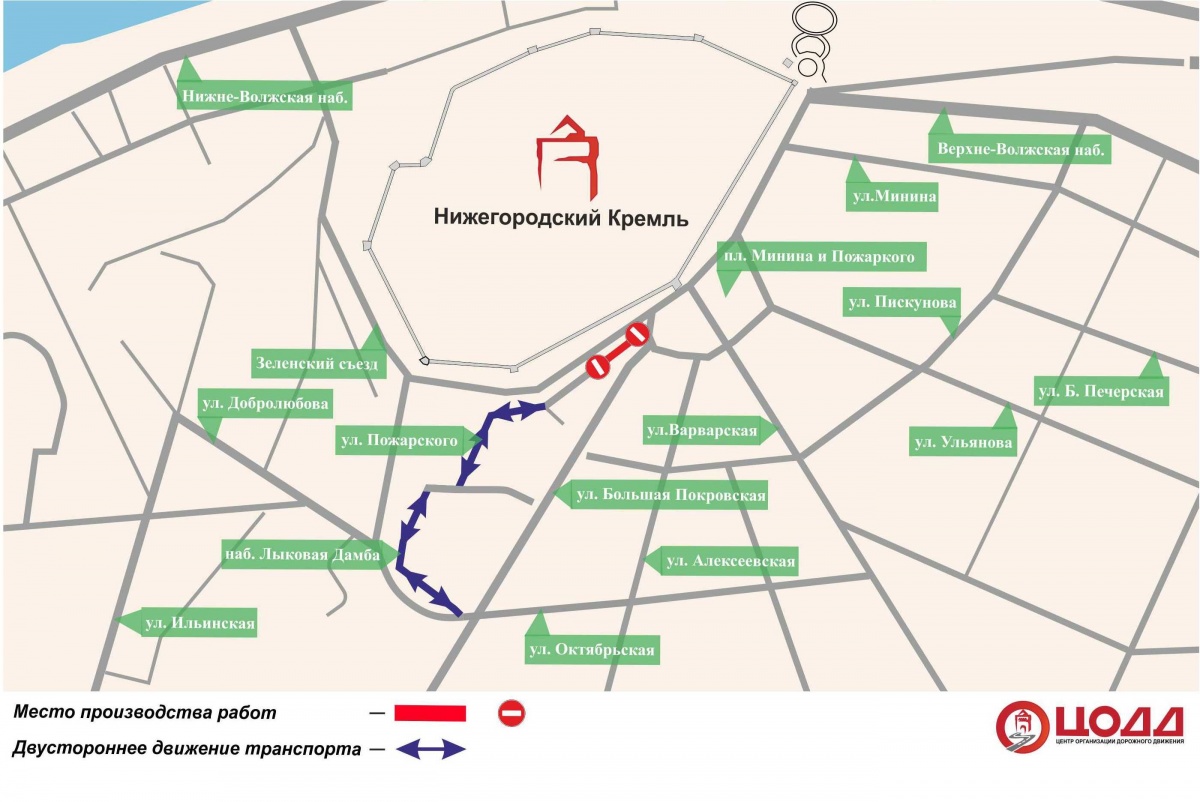 Покровская улица нижний новгород карта