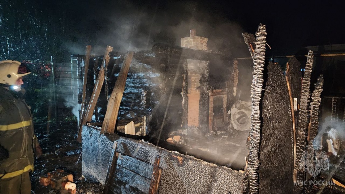 Труп обнаружили после пожара в бане в Нижегородской области - фото 1