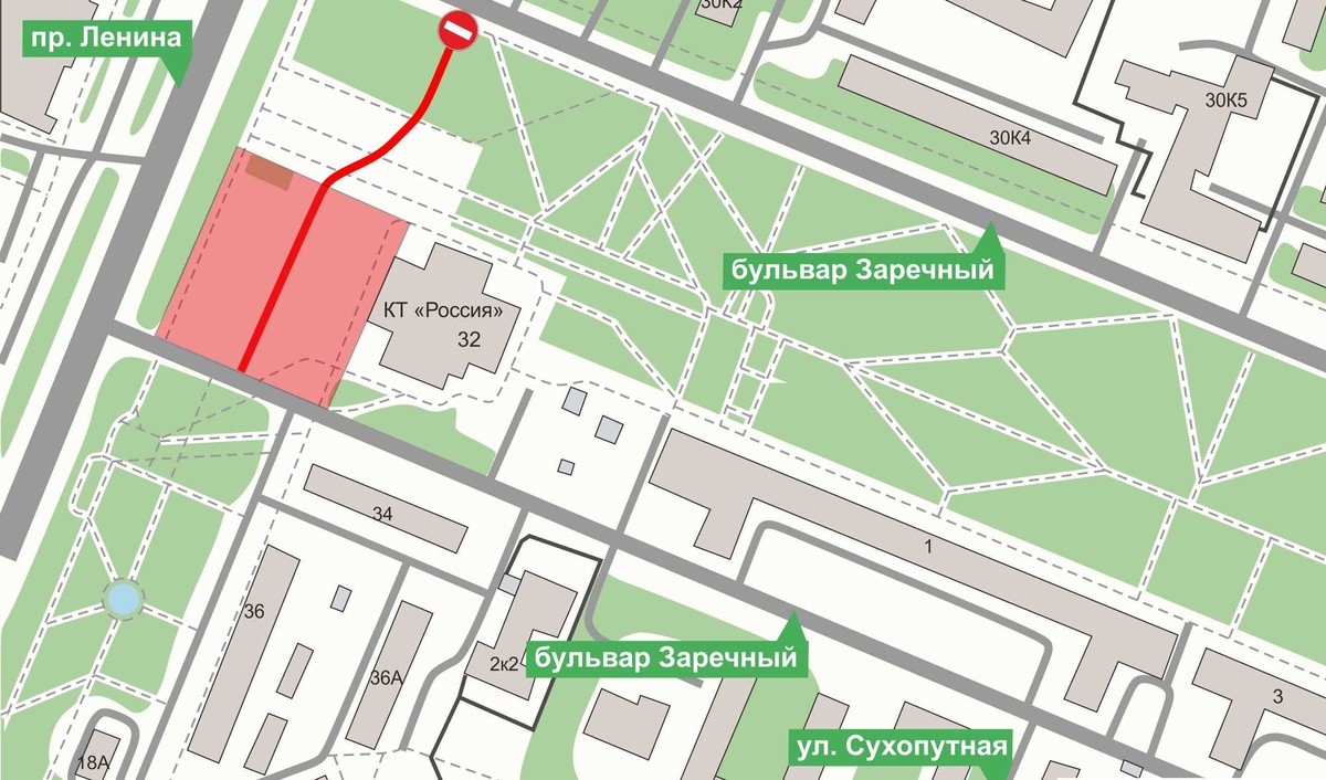 Движение транспорта будет приостановлено на площади у &laquo;России&raquo; до 10 февраля - фото 1